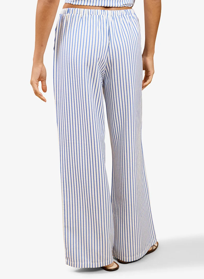 Little Mistress Blue Stripe Trouser